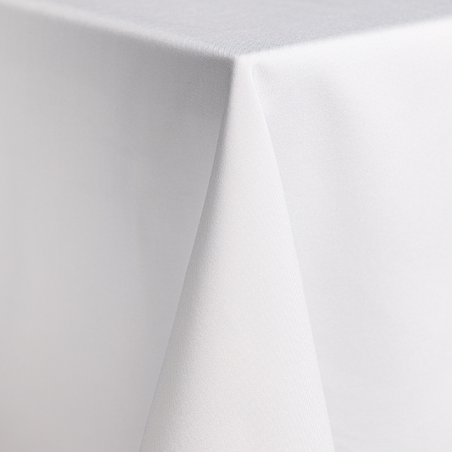 Poly Table Cloth - White - 3 x 2.1m 